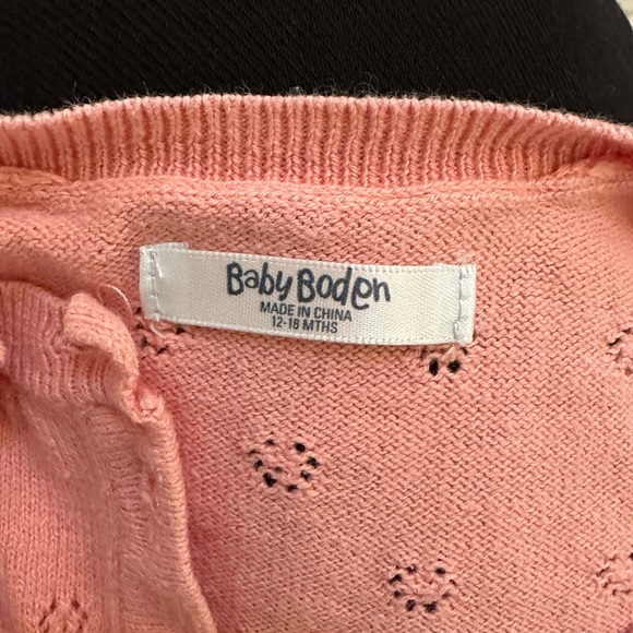 Baby Boden Pink Cardigan - Picture 3 of 3